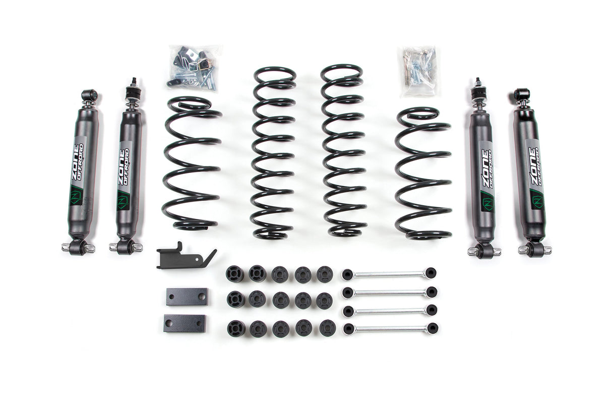 4.25" Combo Lift Kit w/ Sway Bar Link Disconnect | Jeep Wrangler TJ (97-06) Zone Offroad