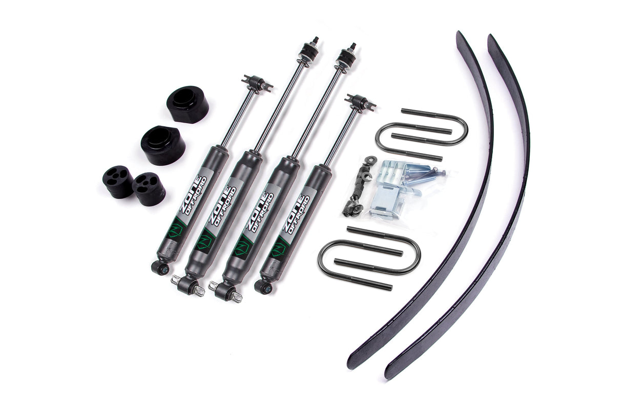 2 Inch Lift Kit | Jeep Cherokee XJ (84-01) Zone Offroad