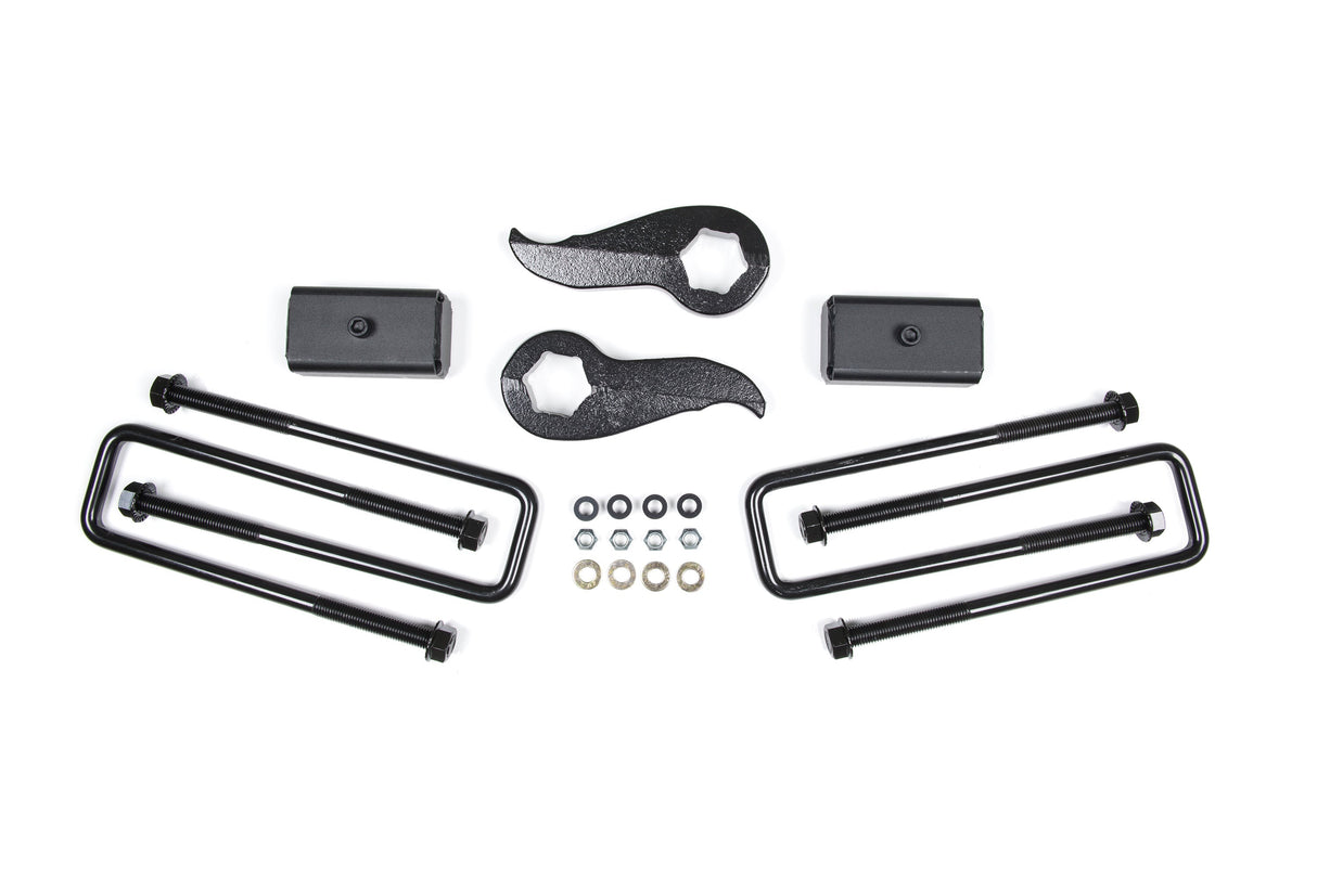 2 Inch Torsion Key Lift Kit | Chevy Silverado & GMC Sierra 2500HD/3500 (11-19) Zone Offroad