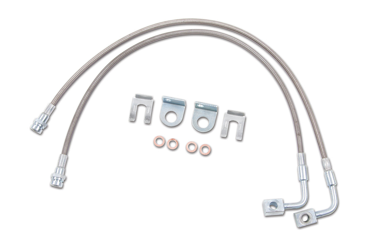 Front Brake Lines | Fits 4-6" Lift | Jeep Wrangler JK (07-18) Zone Offroad
