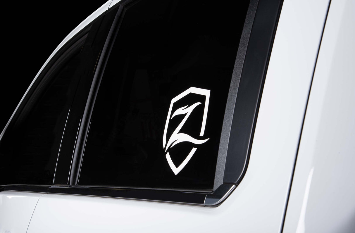 Zone Vinyl Logo Decal - White Zone Offroad