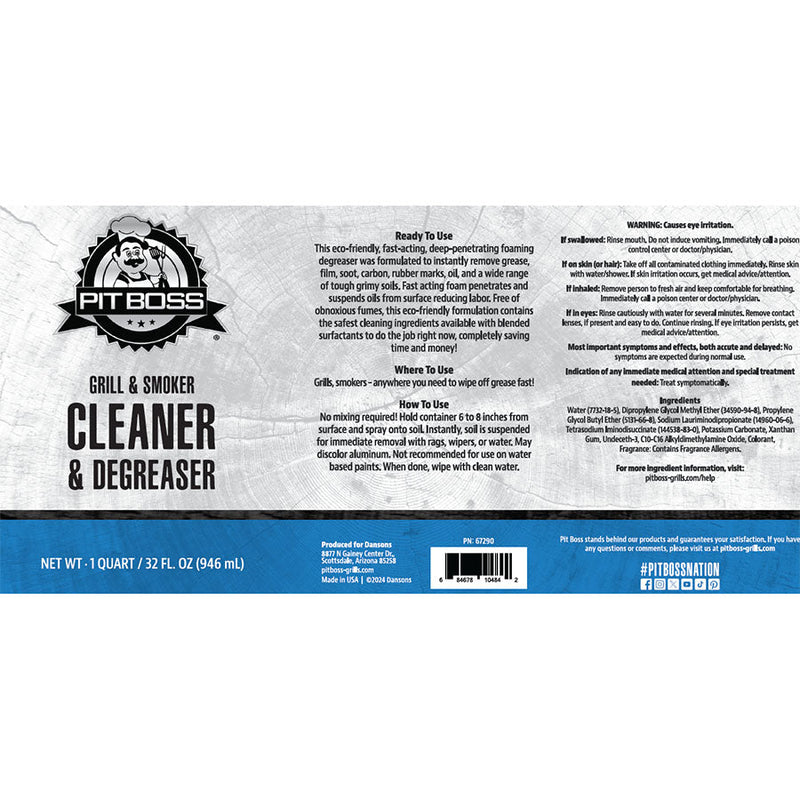 Grill & Smoker Cleaner & Degreaser