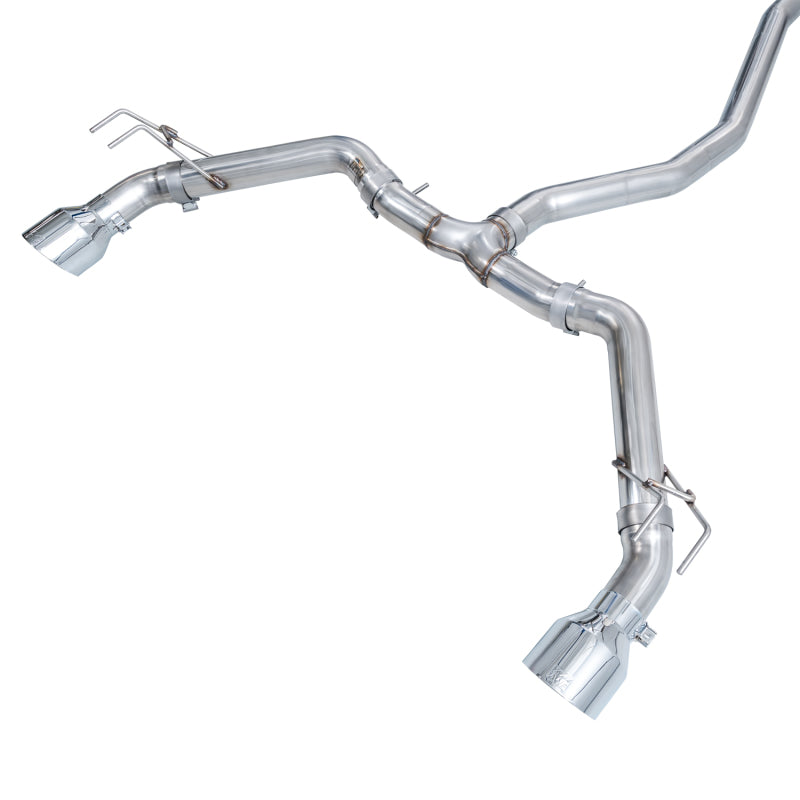 Échappement Catback AWE Tuning 22+ Honda Civic Si/Acura Integra Track Edition - Double embout chromé argenté