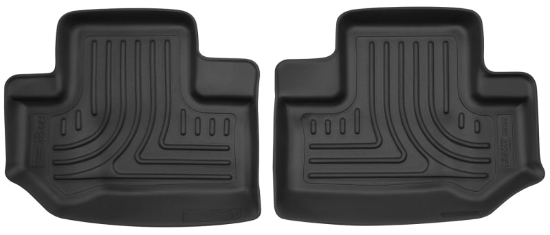 Revêtement de sol noir pour 2e siège de la Jeep Wrangler 2 portes Weatherbeater de Husky Liners 11-14