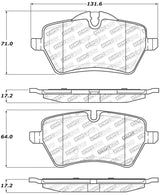 Plaquettes de frein avant StopTech Performance 06-09 Mini Cooper/Cooper S