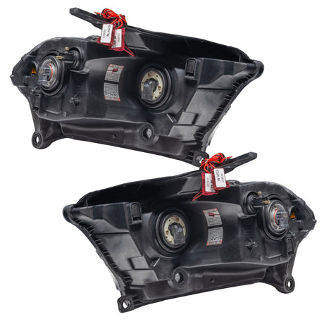 Oracle 11-13 Dodge Durango SMD HL Halogen - Black - ColorSHIFT w/ Simple Controller