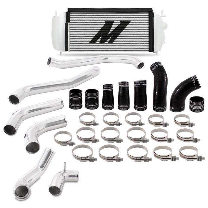 Kit de refroidisseur intermédiaire Mishimoto EcoBoost Performance pour Ford F150 3,5 L 2017+ - Tuyaux polis argentés