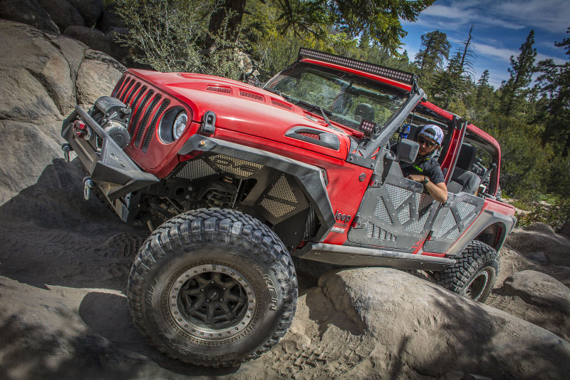 Garde-boue avant intérieur DV8 Offroad 2018+ Jeep Wrangler JL - Noir