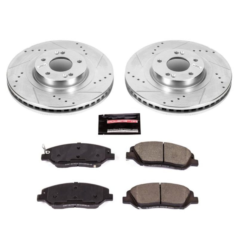 Kit de freins sport Power Stop 17-18 Hyundai Santa Fe Z23 Evolution avant
