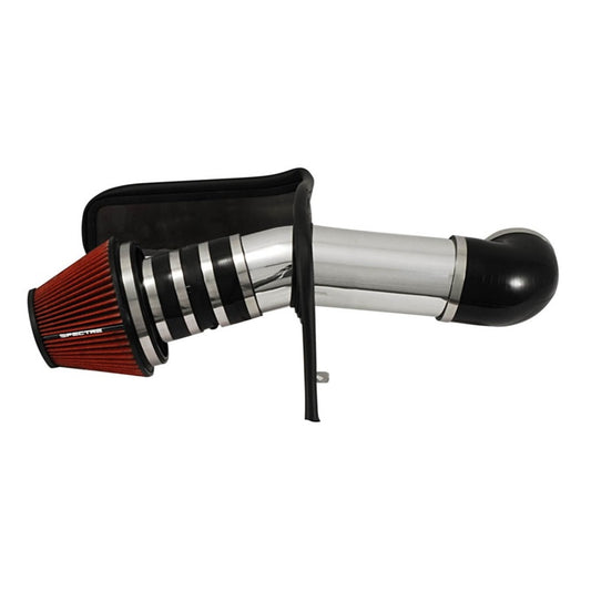 Spectre 06-07 Chevy Trailblazer V8-6.0L F/I Air Intake Kit - Polished w/Red Filter