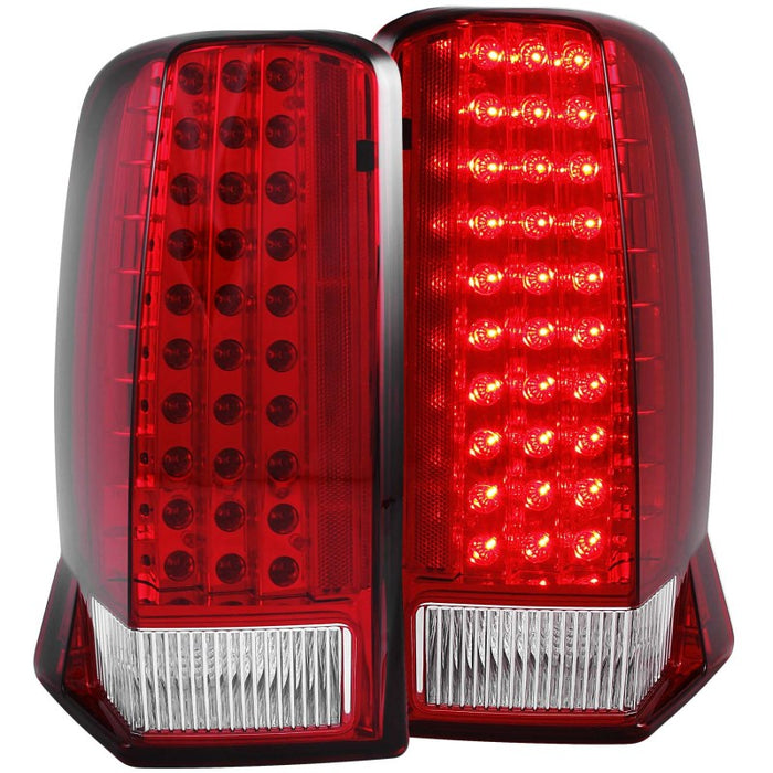 Feux arrière à LED ANZO 2002-2006 Cadillac Escalade Rouge/Clair