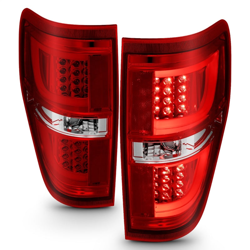 Feux arrière à LED ANZO 2009-2013 Ford F-150 Rouge/Clair