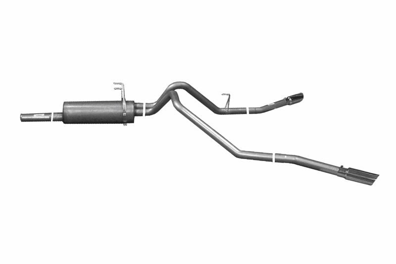 Échappement double extrême arrière de 2,5 po de 4,7 L de Gibson pour Toyota Tundra Limited 03-06 - Acier inoxydable