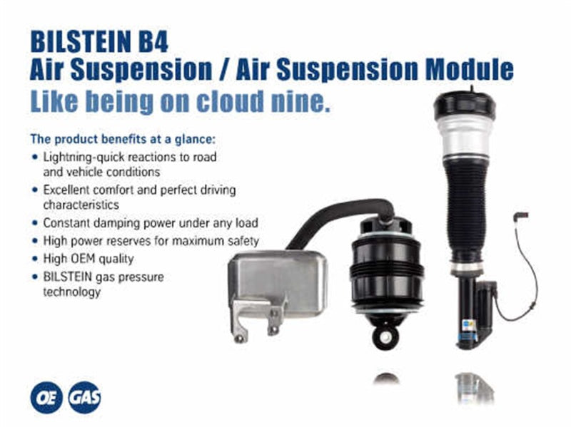 Ressort pneumatique de suspension avant droit Bilstein B4 2004 Mercedes-Benz E320 4Matic Sedan