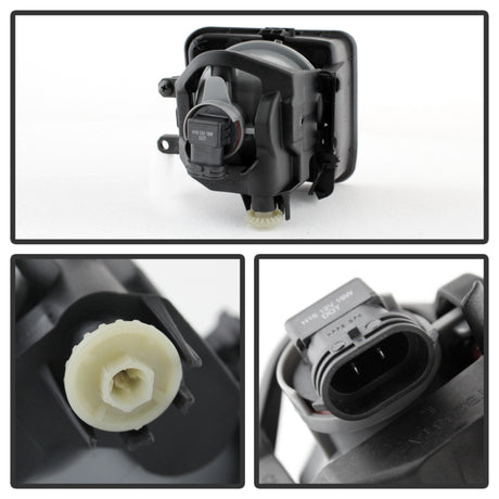 Feux antibrouillard OEM Spyder Toyota Tundra 2014+ avec interrupteur - Fumé FL-CL-TTU14-SM