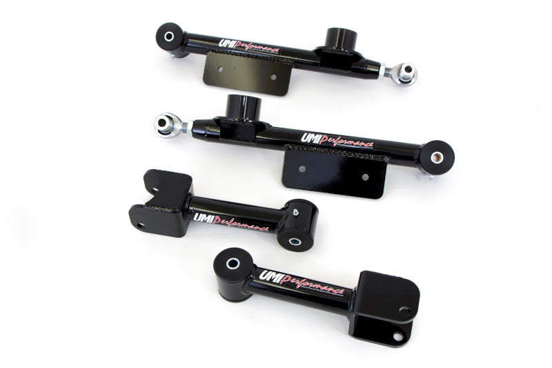 Kit de bras de suspension arrière supérieurs et inférieurs UMI Performance pour Ford Mustang 79-98