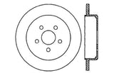 StopTech 03-09 Chrysler PT Cruiser Tur / 03-05 Dodge Neon SRT-4 Rear Right Slotted & Drilled Rotor