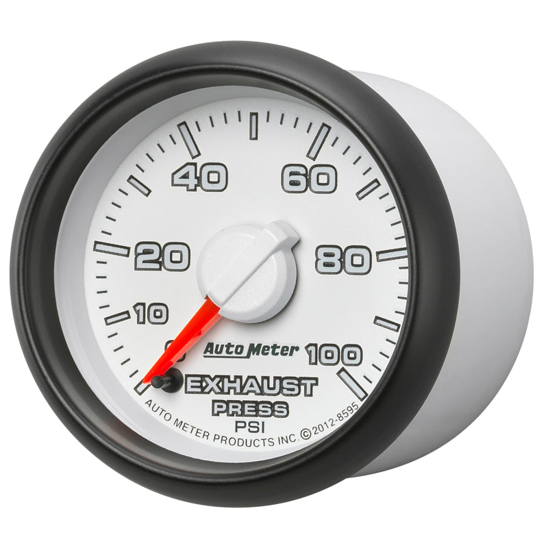 Manomètre de pression d'échappement Autometer Factory Match 2-1/16 po 0-100 PSI FSE Dodge