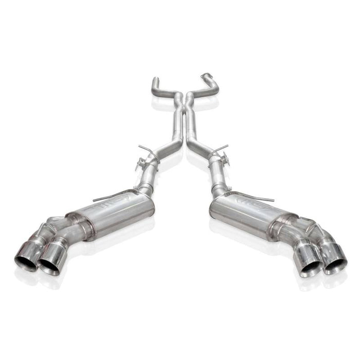 Stainless Works 2016+ Chevy Camaro SS 6,2 L 3 po Redline Catback avec soupape AFM Soupape NPP 4 po Quad Tips