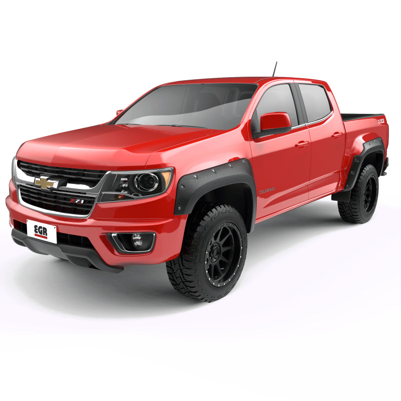 Élargisseurs d'ailes boulonnés EGR 15-22 pour Chevrolet Colorado - Ensemble - Noir