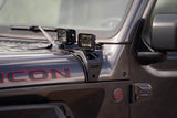 Support de barre lumineuse de capot DV8 Offroad 18-22 Jeep Gladiator JT