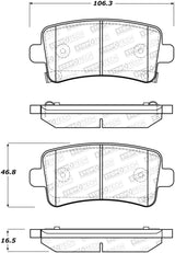 Plaquettes de frein StopTech Street