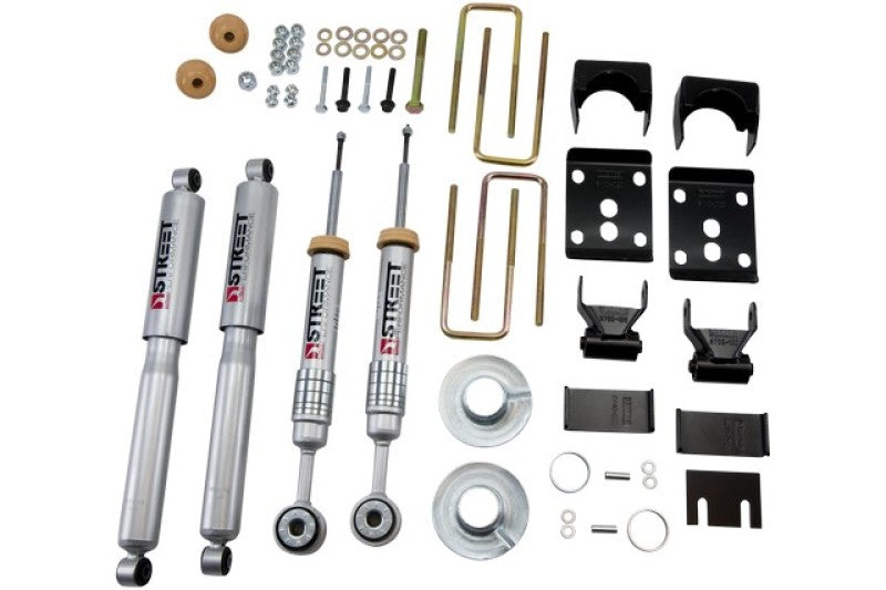 Kit d'abaissement de caisse courte Belltech 09-13 Ford F150 Reg Cab 2WD avec amortisseurs SP 1 ou 3 po F/5,5 po R Drop