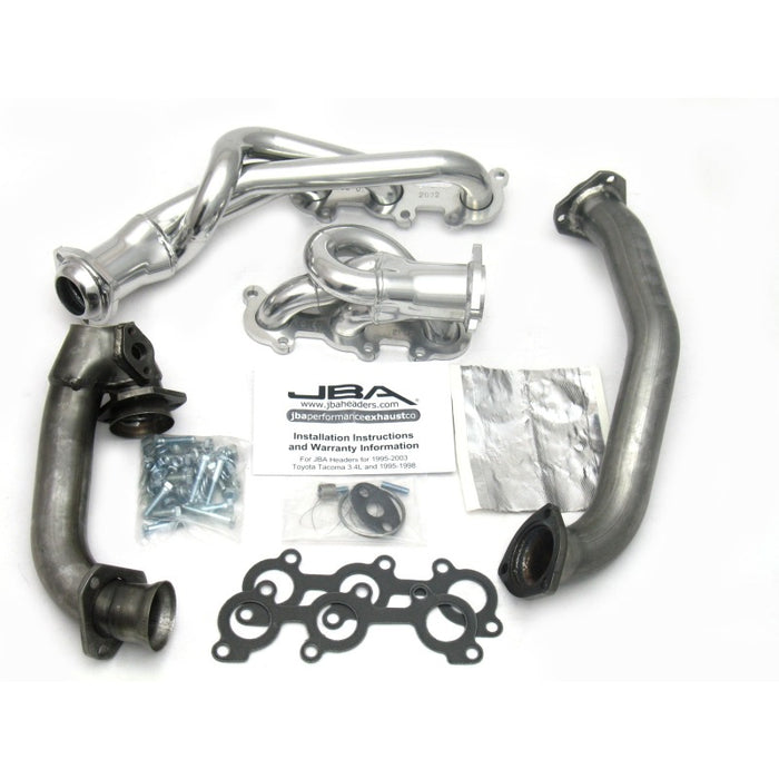 JBA 01-04 Toyota 3,4 L V6 sans EGR 1-1/2 po primaire Silver Ctd Cat4Ward