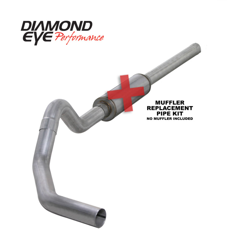 KIT Diamond Eye 4 po CB MFLR TUYAU DE RÉPARATION SGL AL : 2004.5-2007.5 DODGE CUMMINS 600