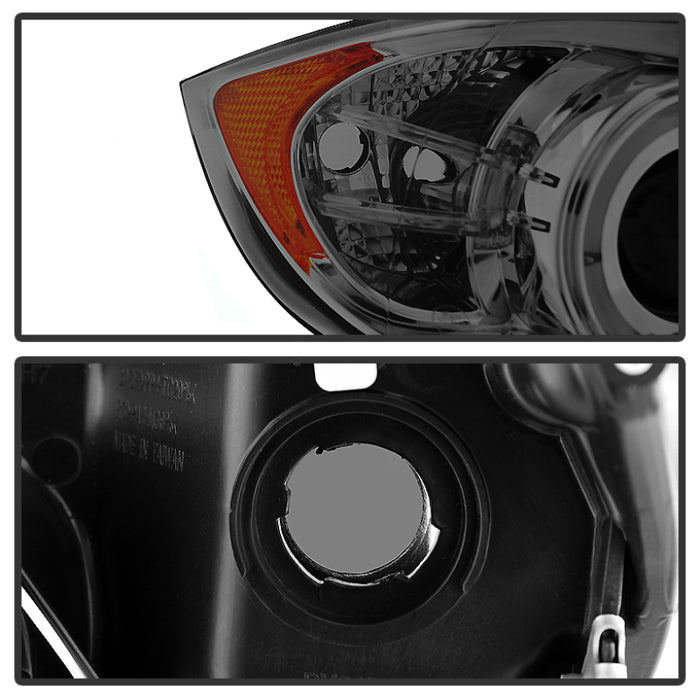 Spyder BMW E90 Série 3 06-08 (4 portes) Projecteur LED Halo Ambre Réflecteur Ampoule Rplc Fumée PRO-YD-BMWE9005-AM-S