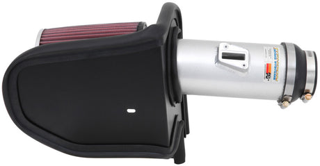 Système d'admission d'air K&amp;N 13-14 Honda Accord 3.5L V6 69 Series Typhoon - Kit d'admission d'air froid argenté