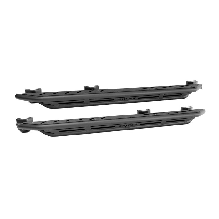 Marchepieds triple tube Westin/Snyper 07-17 Jeep Wrangler Unlimited Rock Rail - Noir texturé