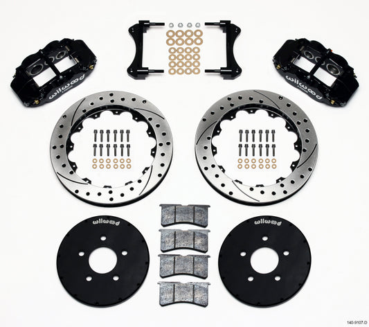 Wilwood Narrow Superlite 6R Front Hat Kit 12.88in Drilled 1994-2004 Mustang