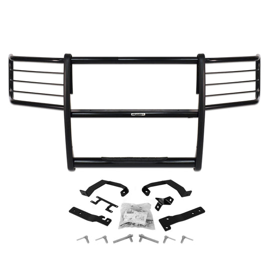 Go Rhino 08-10 Ford F-250/350 Super Duty 3000 Series StepGuard Center Grille + Brush Guards - Blk