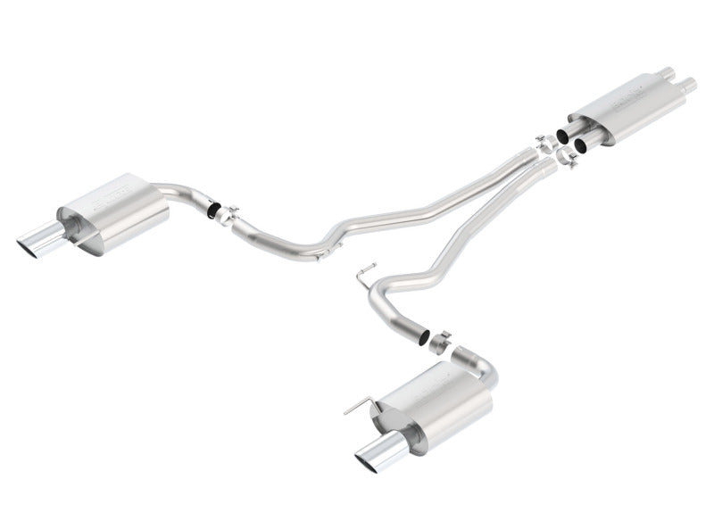 Borla Touring Cat-Back 15 Ford Mustang GT 5.0L V8 MT/AT 2.5in pipe 4in tip