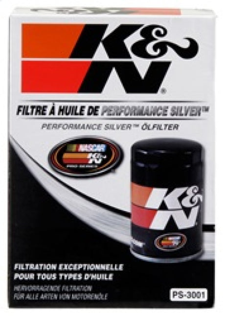 Filtre à huile K&amp;N pour Ford/Audi/VW/Toyota/Mercury/Mazda/Nissan/Dodge/Lincoln/Volvo 3,656 pouces de diamètre extérieur