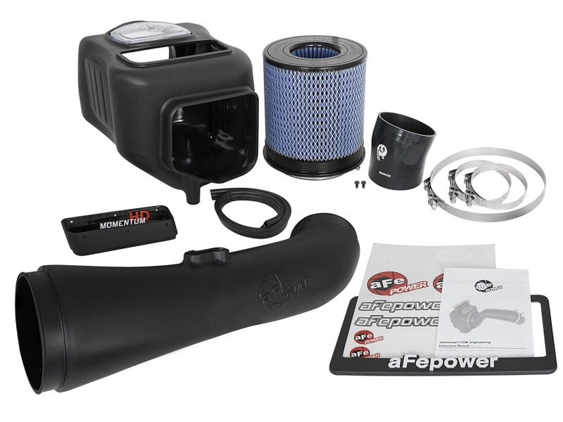 aFe Momentum HD Pro 10R Cold Air Intake System 2017 GM Diesel Trucks V8-6.6L L5P