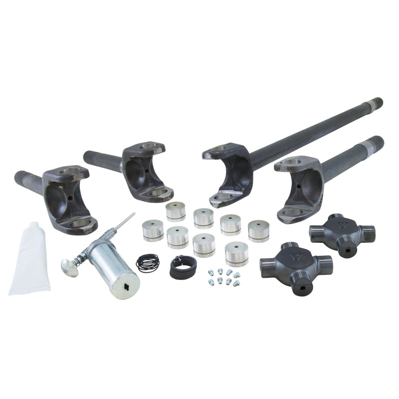 Kit d'essieu de rechange en chrome-molybdène Yukon Gear Front 4340 pour Ford/Dana 60 88-98 avec 35 cannelures