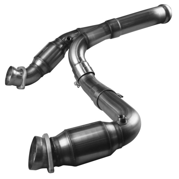 Kooks 09-13 GM 1500 Series Truck 4.8L/5.3L 3in x OEM Out GREEN Cat SS Y Pipe Kooks HDR Req