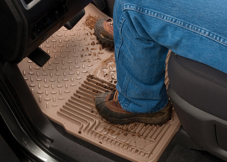 Tapis de sol robustes noirs Husky Liners pour 2e rangée de Dodge Ram 12-13/88-09 Toyota 4Runner