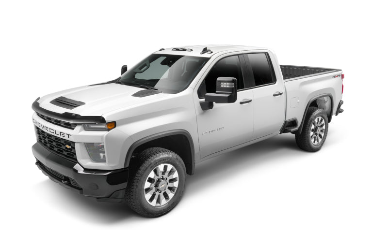 Protection de capot à profil haut AVS 20-22 pour Chevrolet Silverado 2500/3500 HD Bugflector II - Fumée