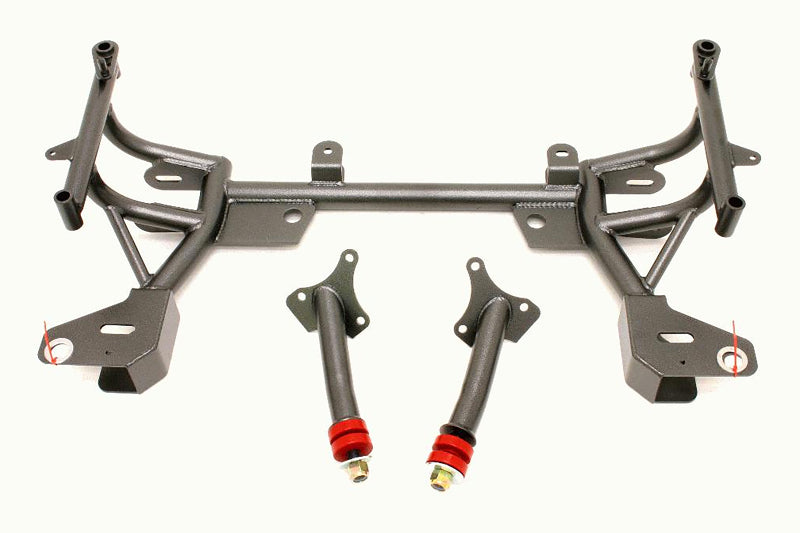 BMR 93-02 F-Body K-Member w/ Turbo SBC/BBC Motor Mounts and STD. Rack Mounts - Black Hammertone BMR Suspension