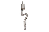 Corsa 2018-2025 Jeep Wrangler JLU 3.6L Sport 2.75in Cat-Back Exhaust w/ Turn Down Tip