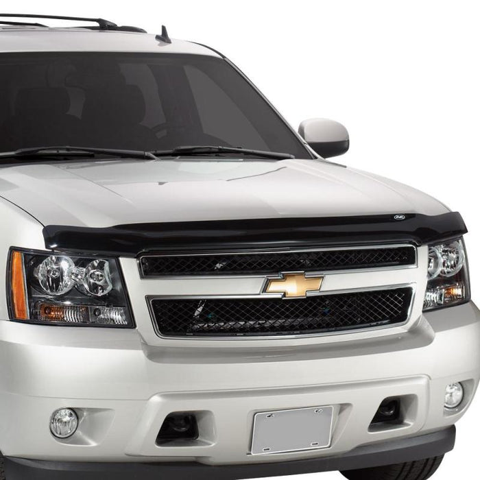 Protection de capot à profil moyen AVS 07-13 pour Chevy Avalanche Bugflector - Fumée