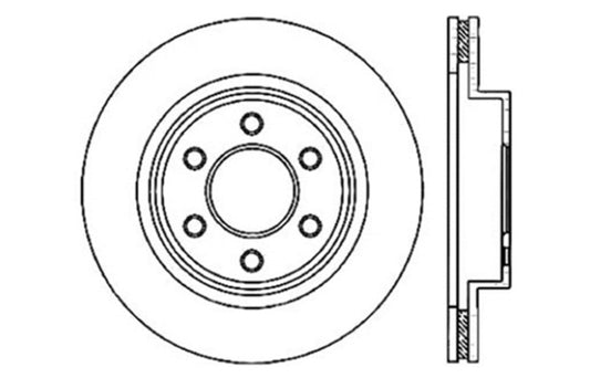 StopTech Drilled Sport Brake Rotor