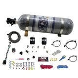 Kit d'azote à buse unique Nitrous Express pour tous les moteurs Ford EFI avec bouteille composite