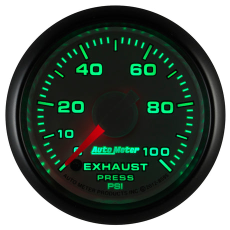 Manomètre de pression d'échappement Autometer Factory Match 2-1/16 po 0-100 PSI FSE Dodge