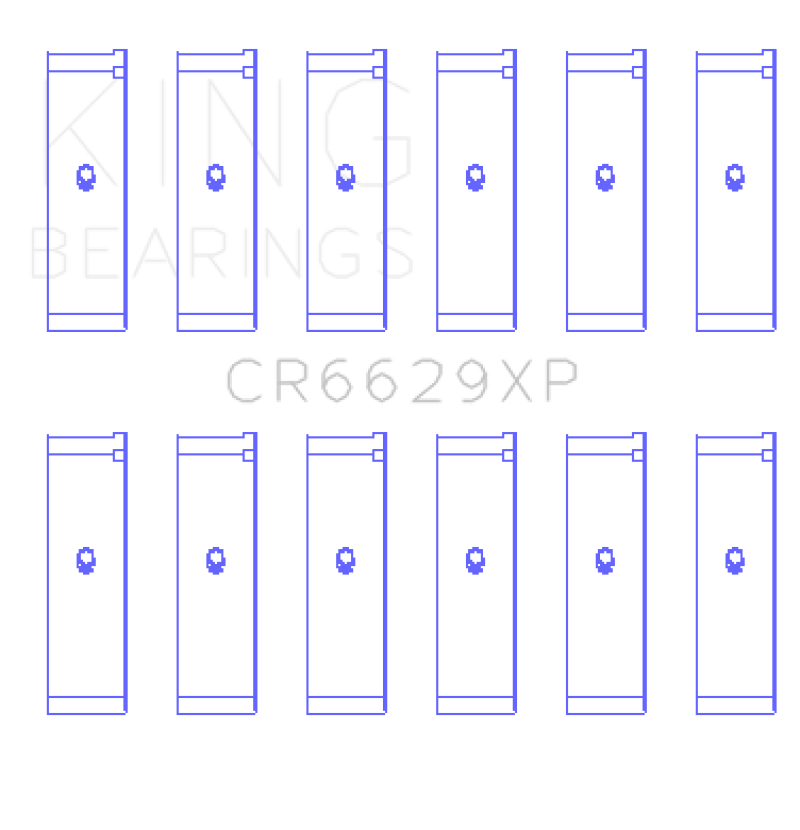 King Nissan TB48DE/TB45E/TB42 Lot de 6