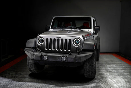 Phares de projecteur Oracle Oculus 7 pouces Bi-LED pour Jeep Wrangler JK - 6000K VOIR LA GARANTIE