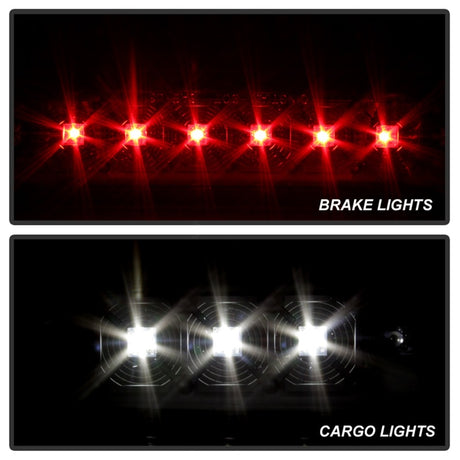Feu de freinage à DEL xTune Chevy Silverado 07-13 / GMC Sierra 07-13 3e feu - Noir BKL-CSIL07-LED-BK